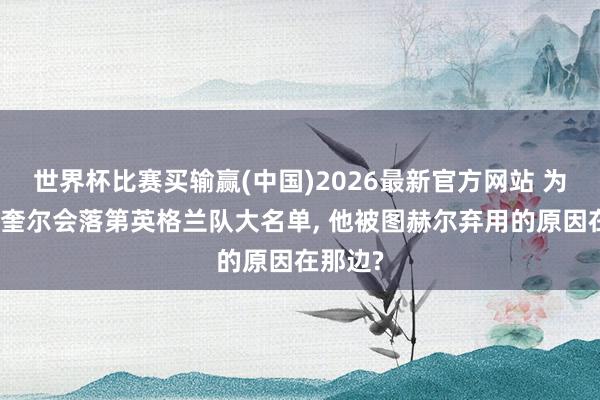 世界杯比赛买输赢(中国)2026最新官方网站 为什么马奎尔会落第英格兰队大名单， 他被图赫尔弃用的原因在那边?